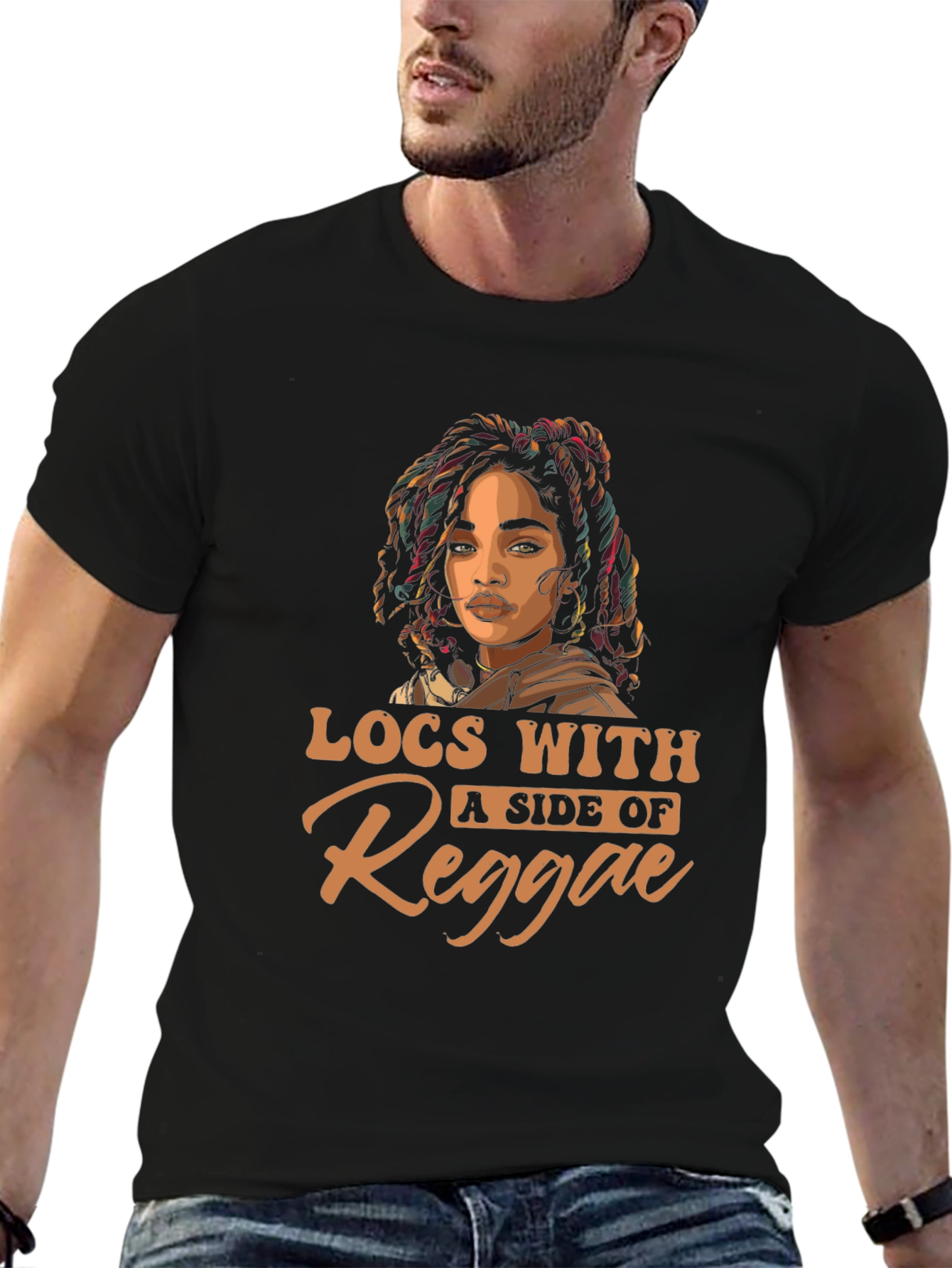 Locs with a Side of Reggae T-Shirt