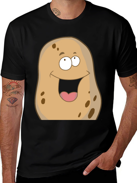 Funny Potato Graphic T-Shirt - Unisex Black Tee