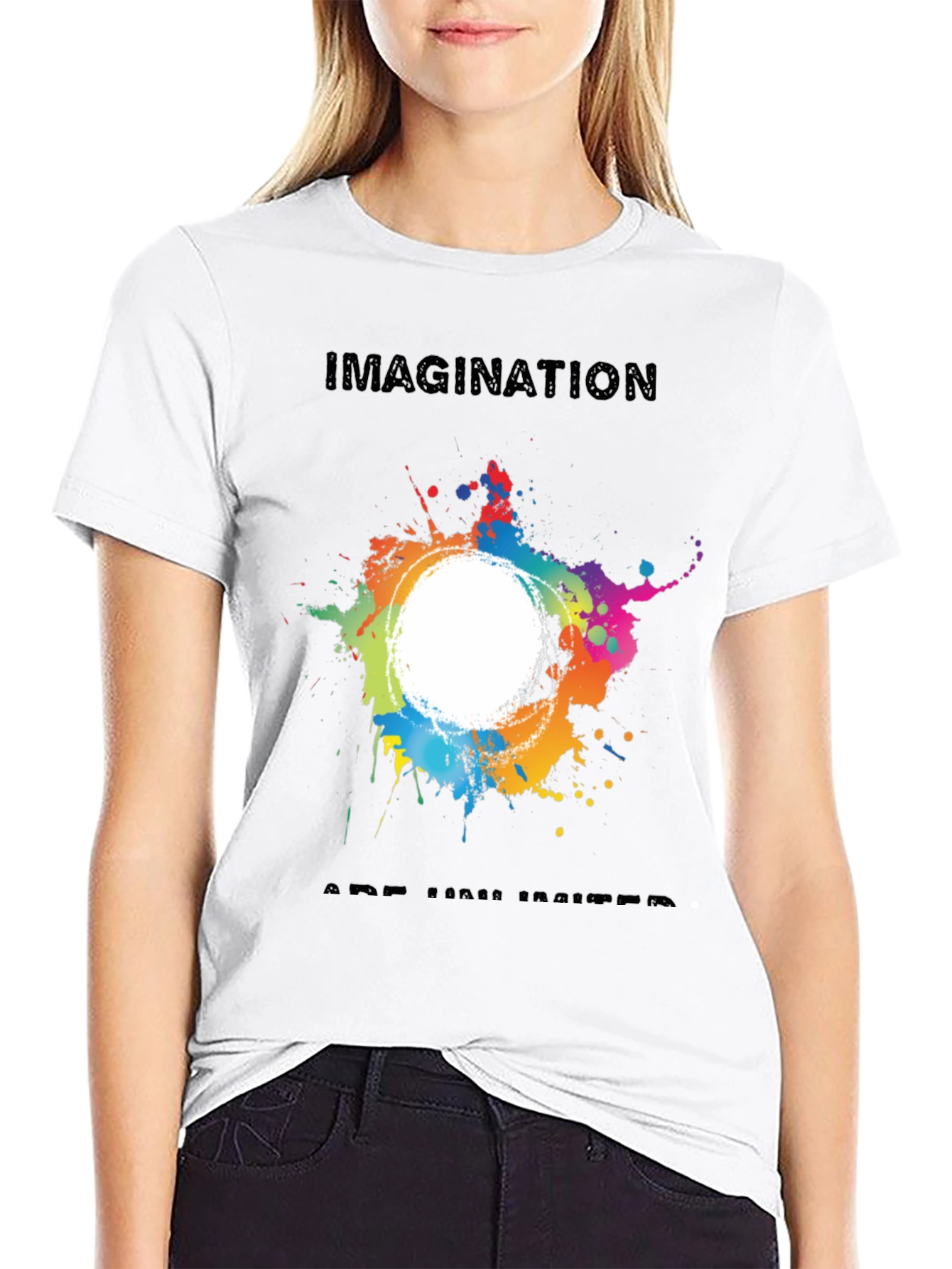 Imagination Unlimited Black T-Shirt