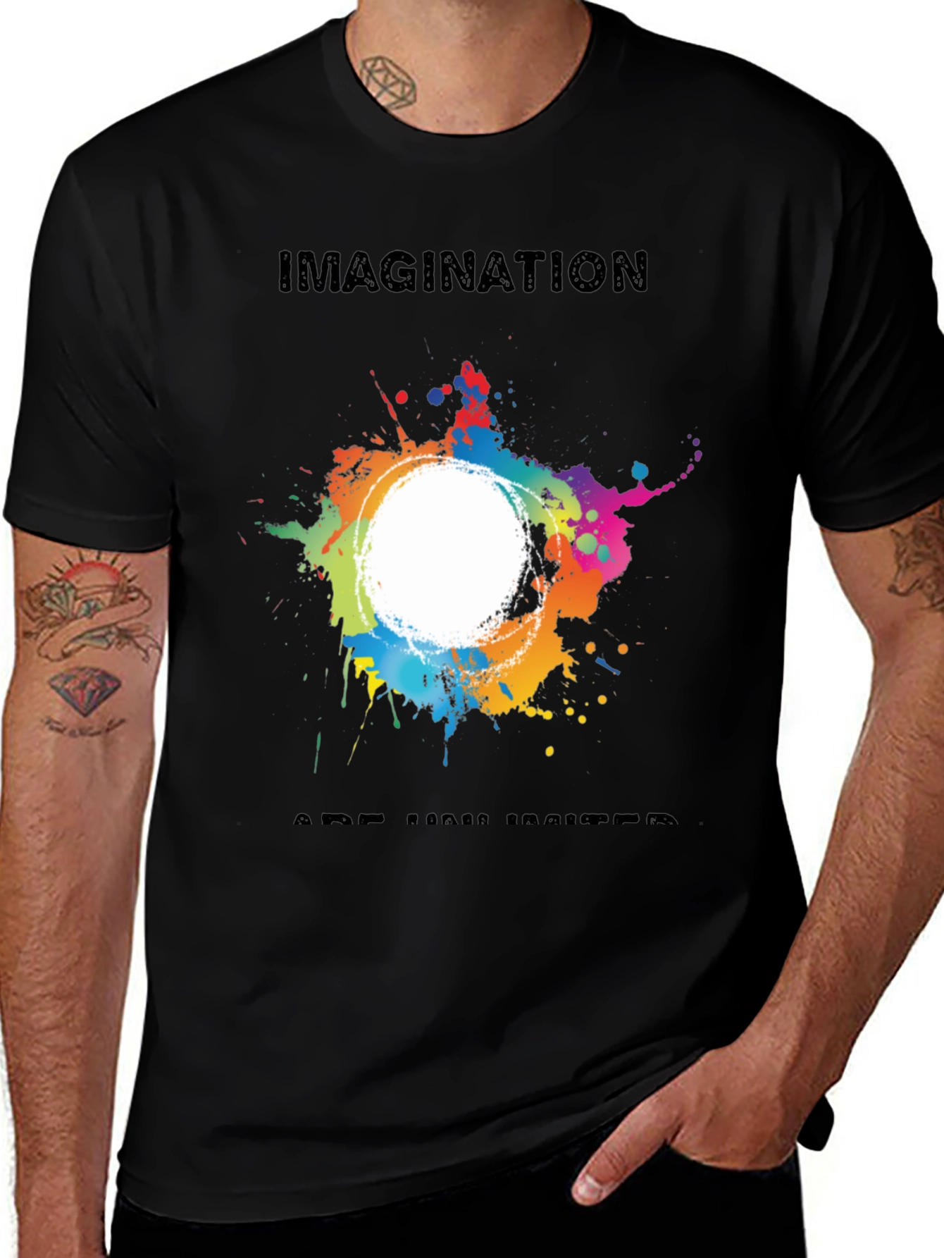 Imagination Unlimited Black T-Shirt