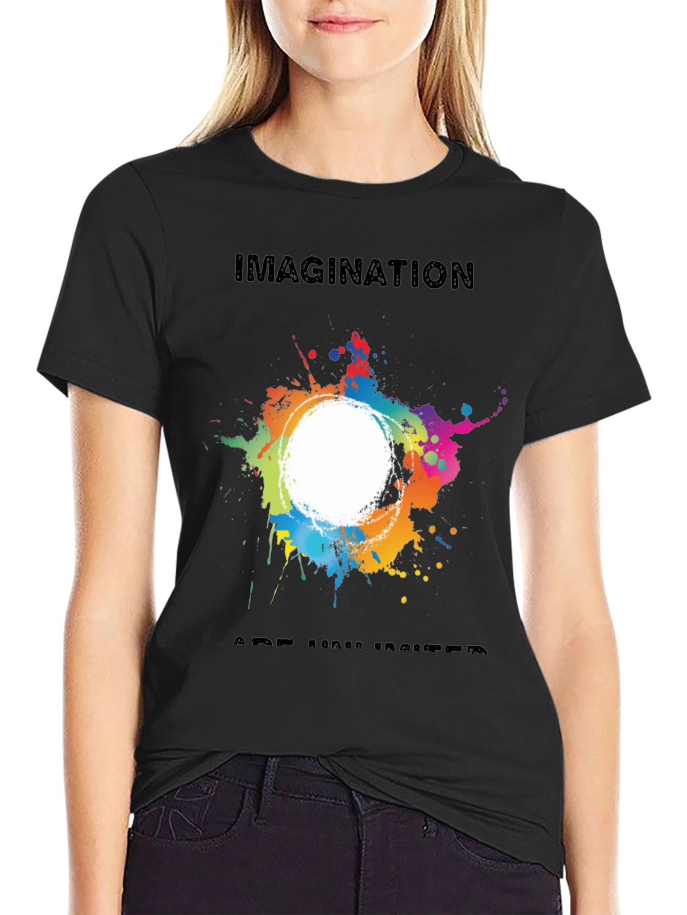 Imagination Unlimited Black T-Shirt