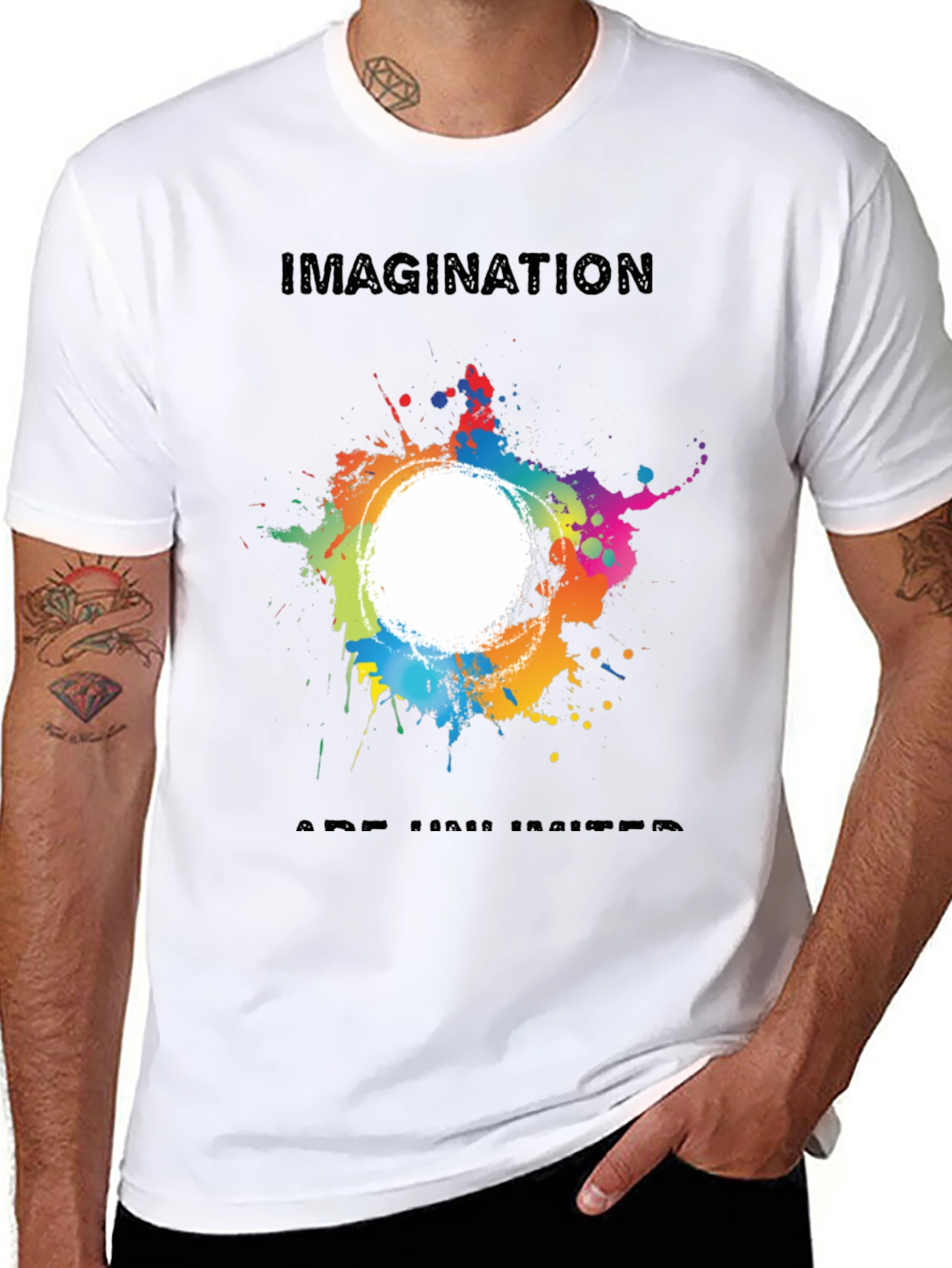 Imagination Unlimited Black T-Shirt