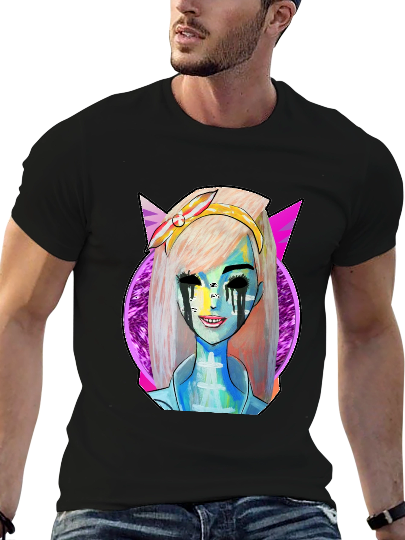 Pop Art Graphic T-Shirt - Unique Character Design
