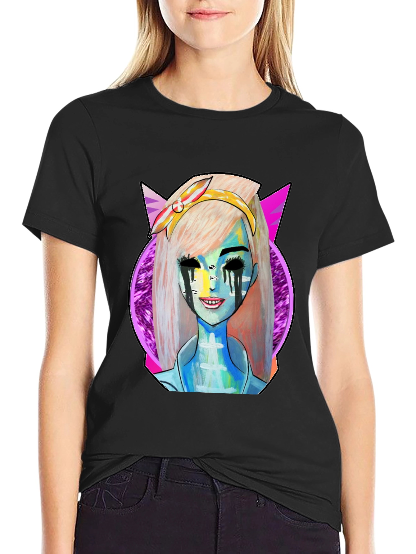 Pop Art Graphic T-Shirt - Unique Character Design