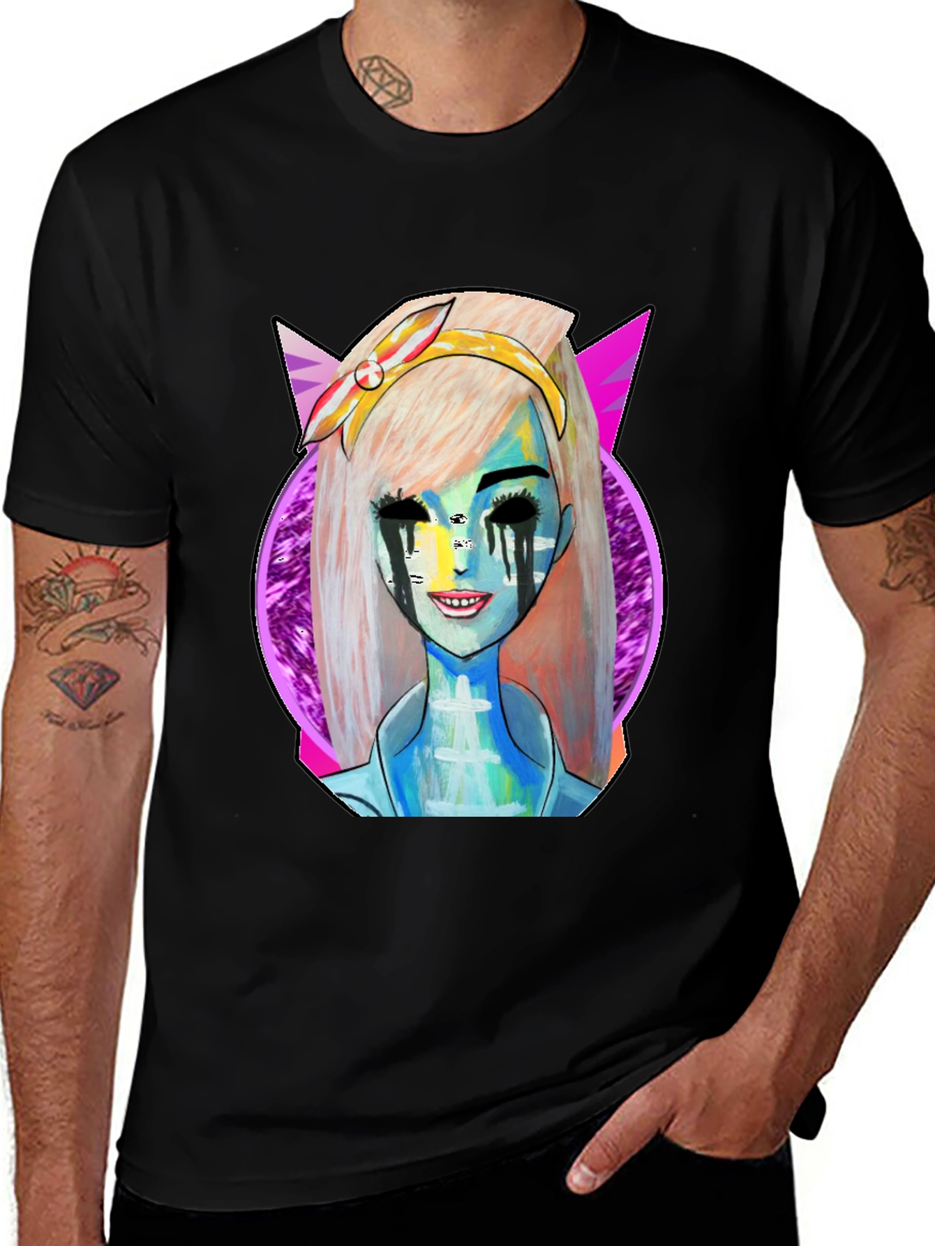 Pop Art Graphic T-Shirt - Unique Character Design