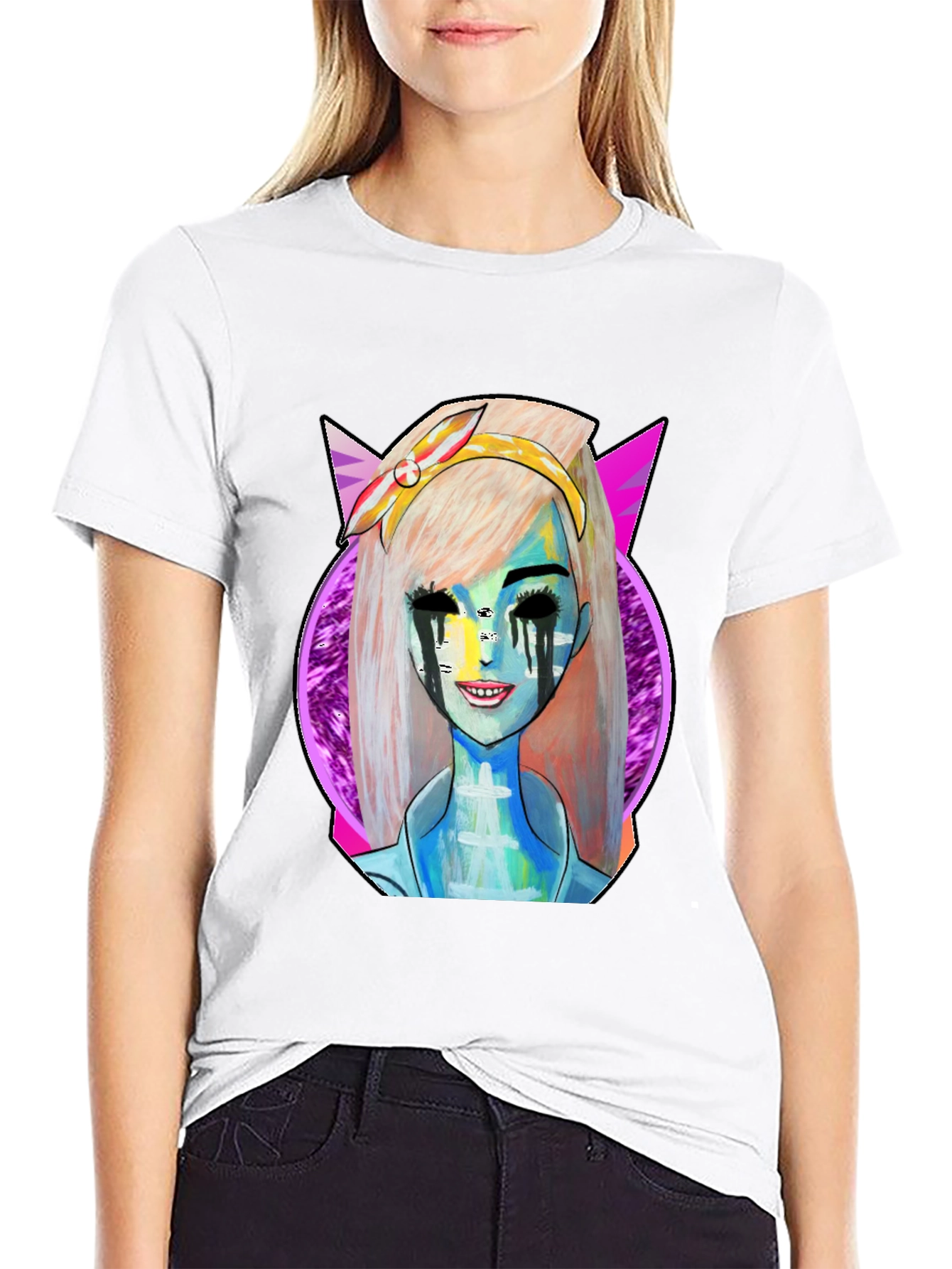 Pop Art Graphic T-Shirt - Unique Character Design