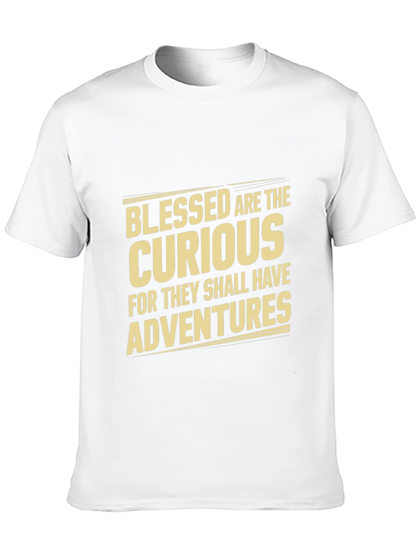 Curious Adventures Black Graphic Tee