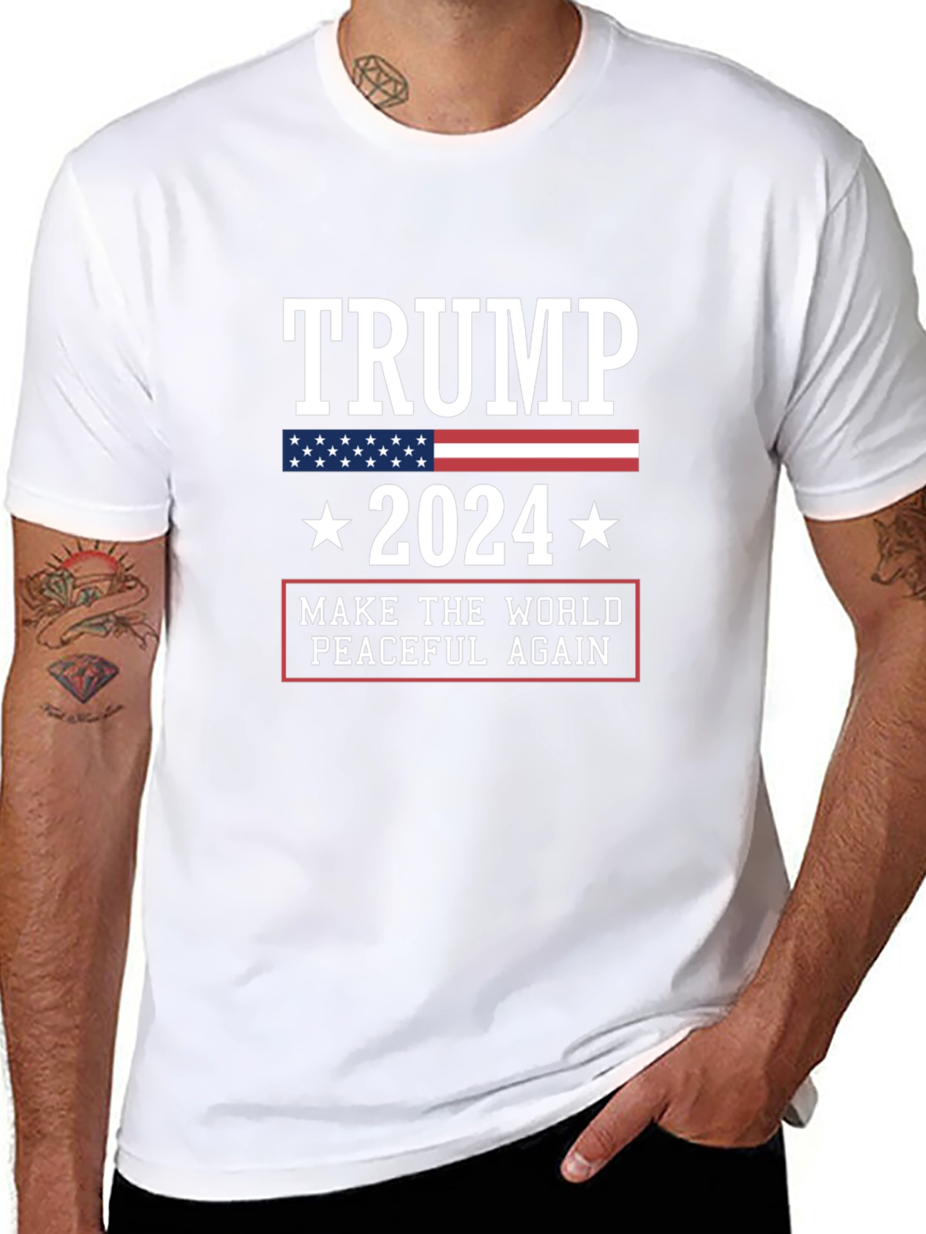 Trump 2024 Make the World Peaceful Again T-Shirt
