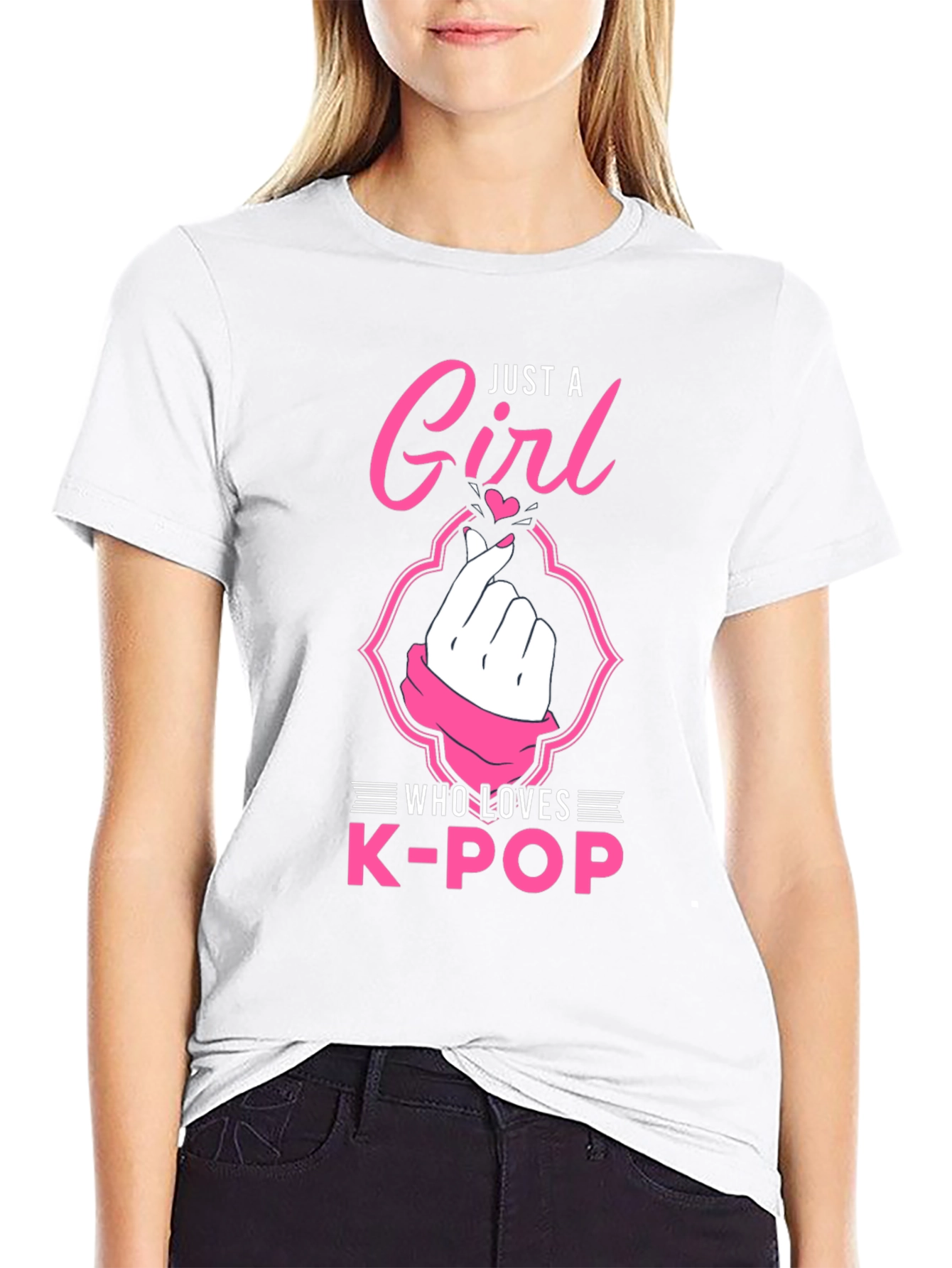 Just A Girl Who Loves K-POP T-Shirt