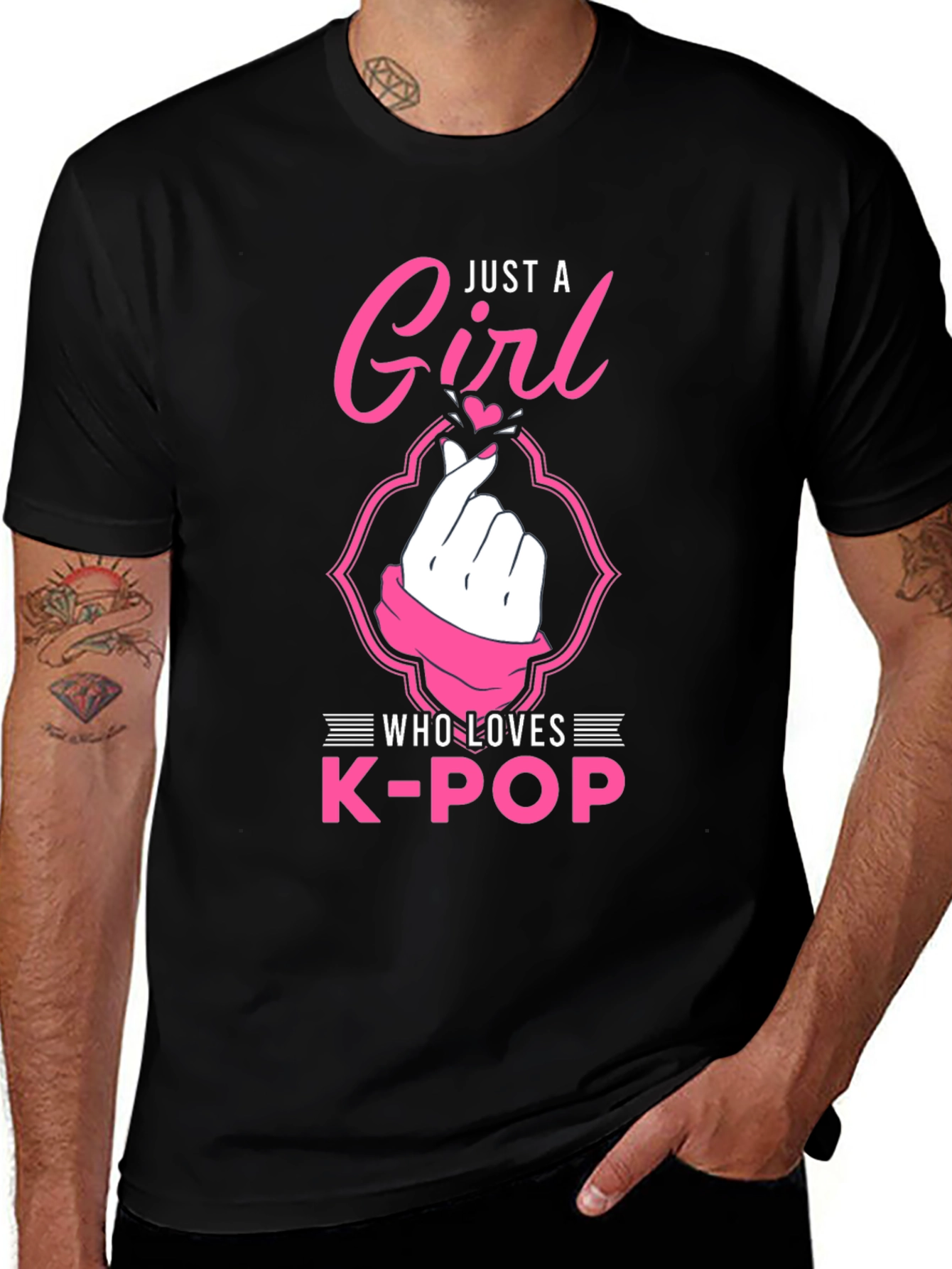 Just A Girl Who Loves K-POP T-Shirt