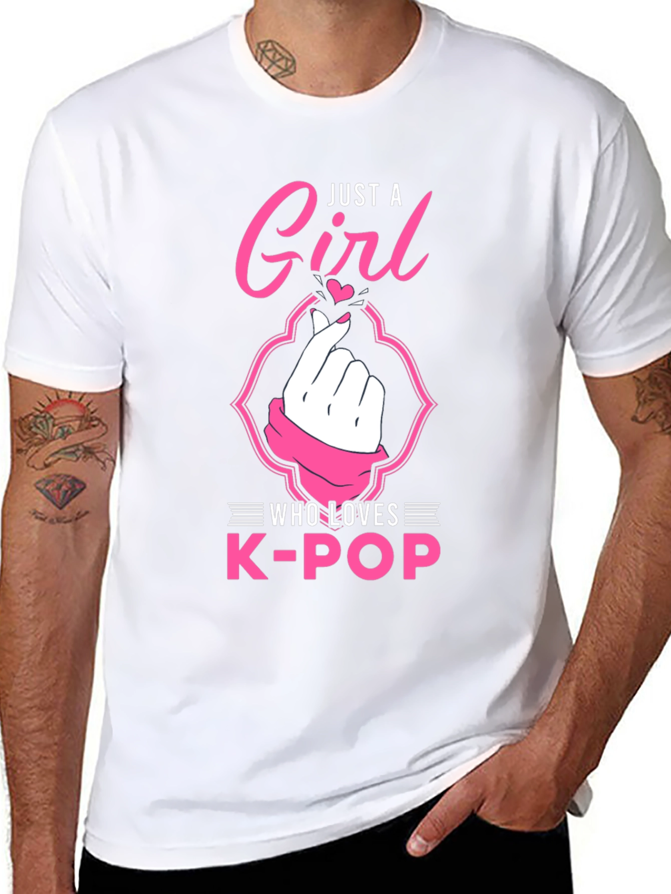 Just A Girl Who Loves K-POP T-Shirt
