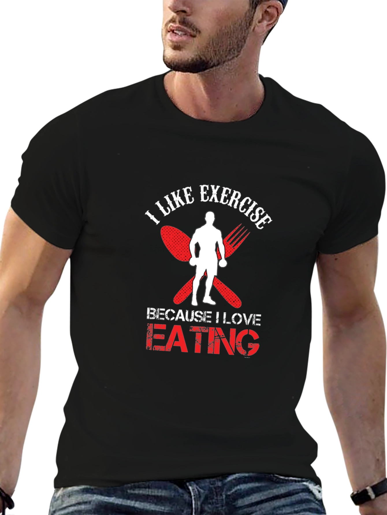 Exercise & Eating Graphic T-Shirt