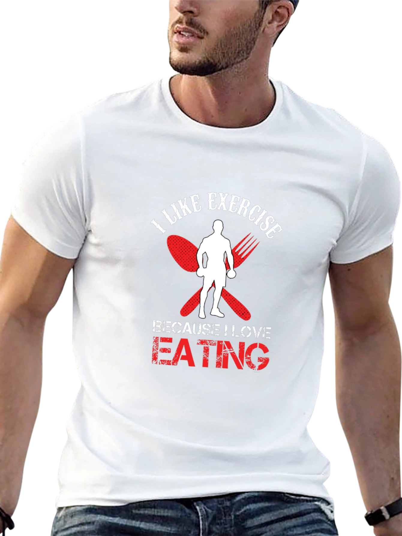 Exercise & Eating Graphic T-Shirt