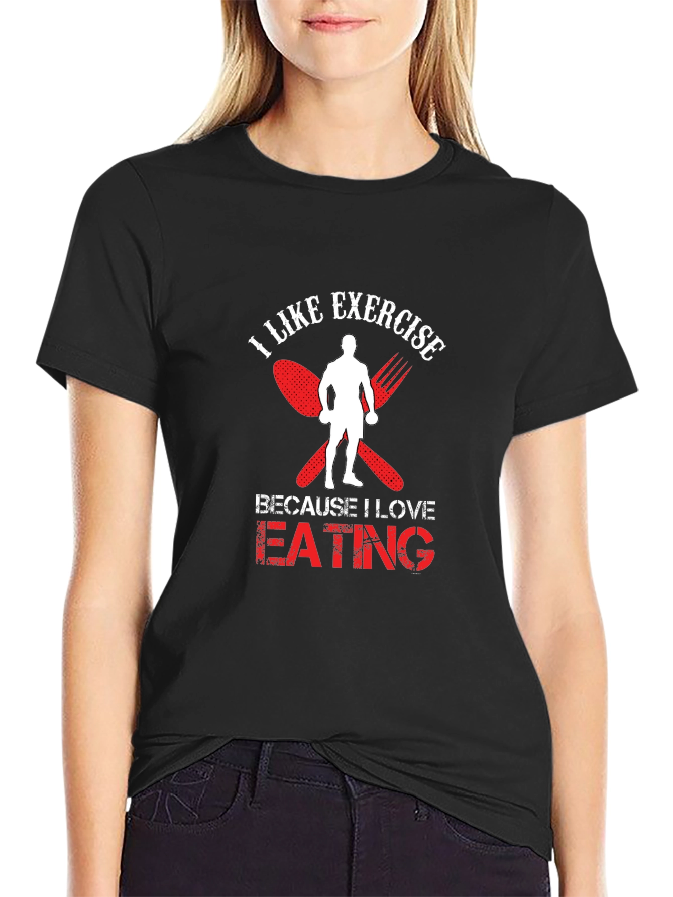 Exercise & Eating Graphic T-Shirt