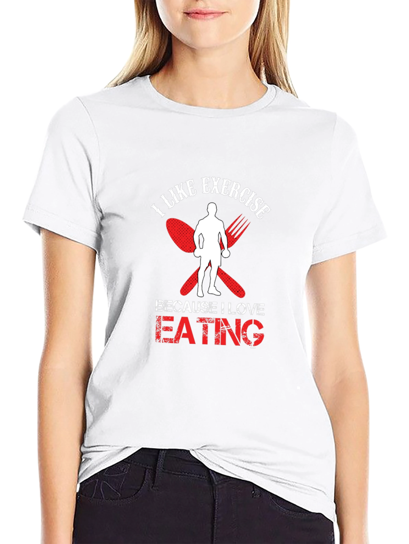 Exercise & Eating Graphic T-Shirt