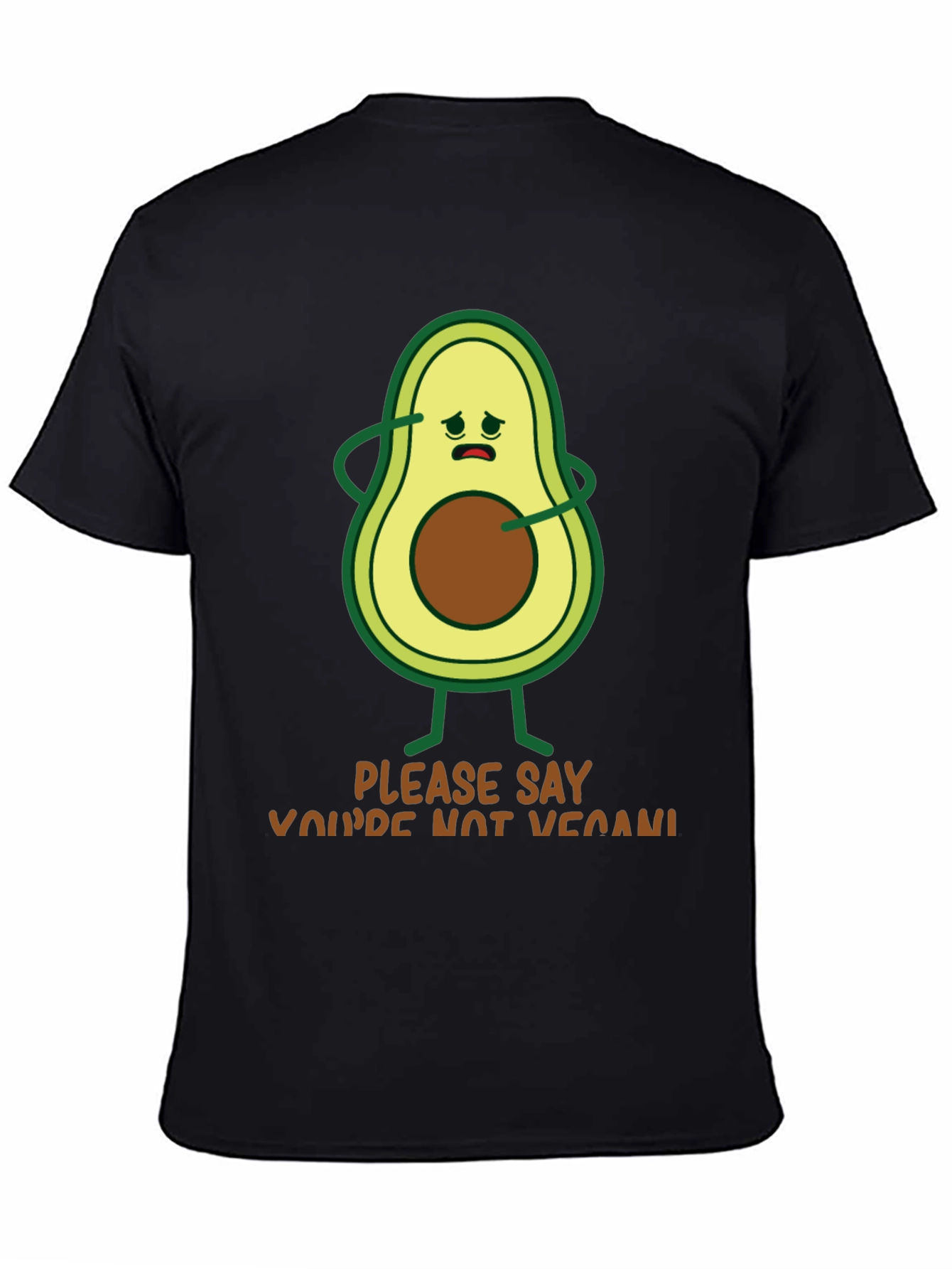 Avocado Please Say Youre Not Vegan! Graphic Tee