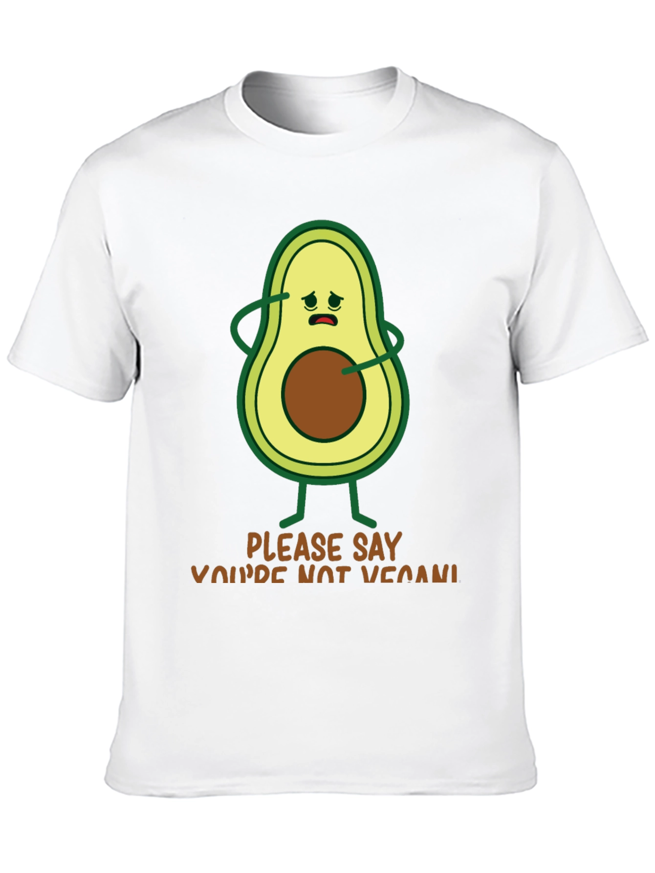 Avocado Please Say Youre Not Vegan! Graphic Tee