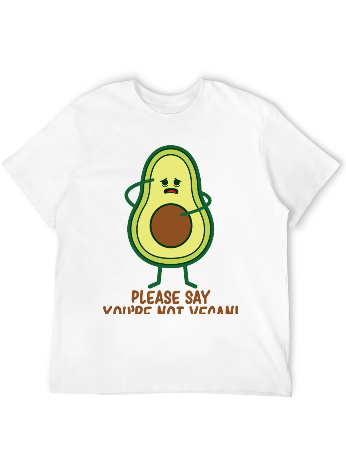 Avocado Please Say Youre Not Vegan! Graphic Tee