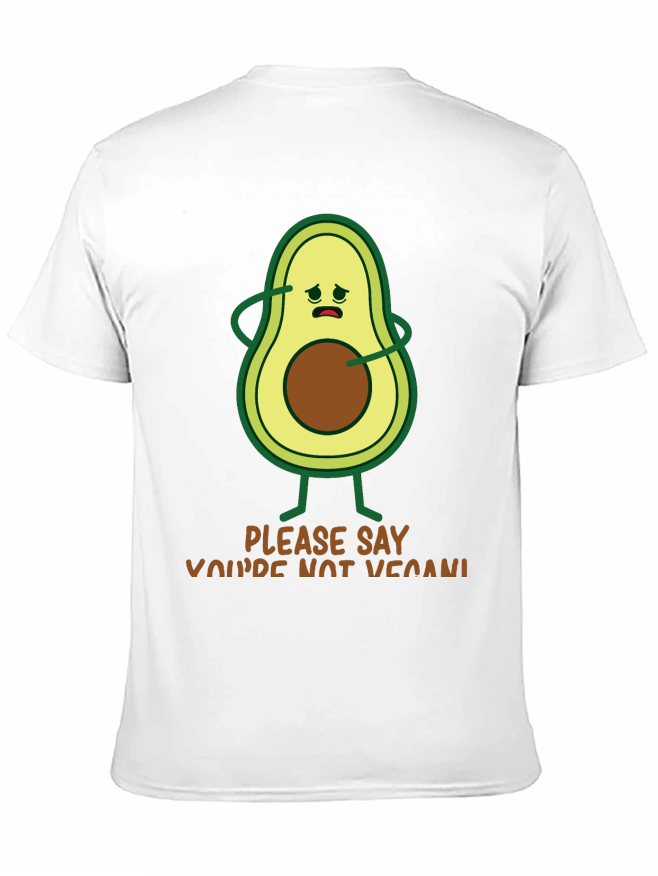 Avocado Please Say Youre Not Vegan! Graphic Tee