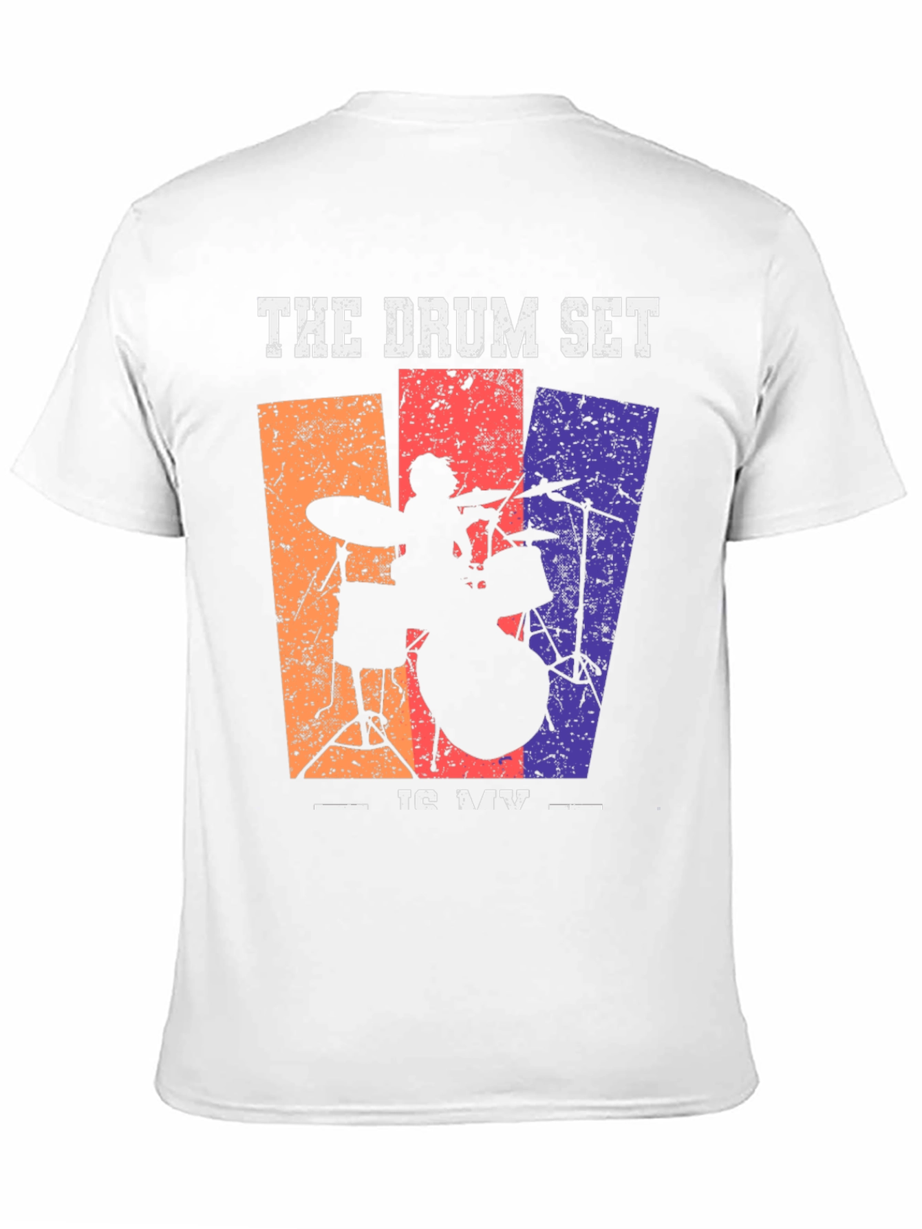 The Drum Set is My Music Graphic Tee