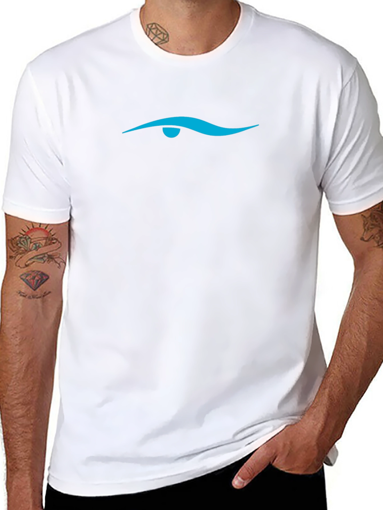 Eye Logo T-Shirt - Modern Graphic Tee
