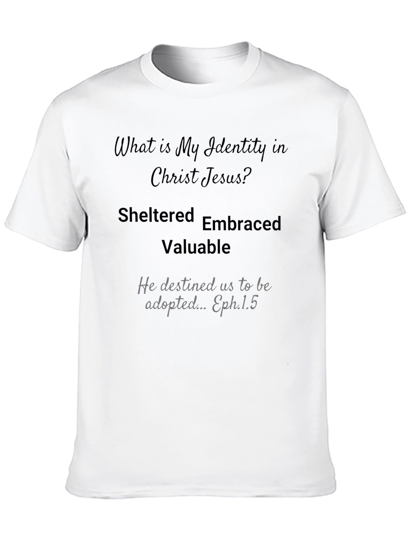 Faith-Based Tee: Identity in Christ