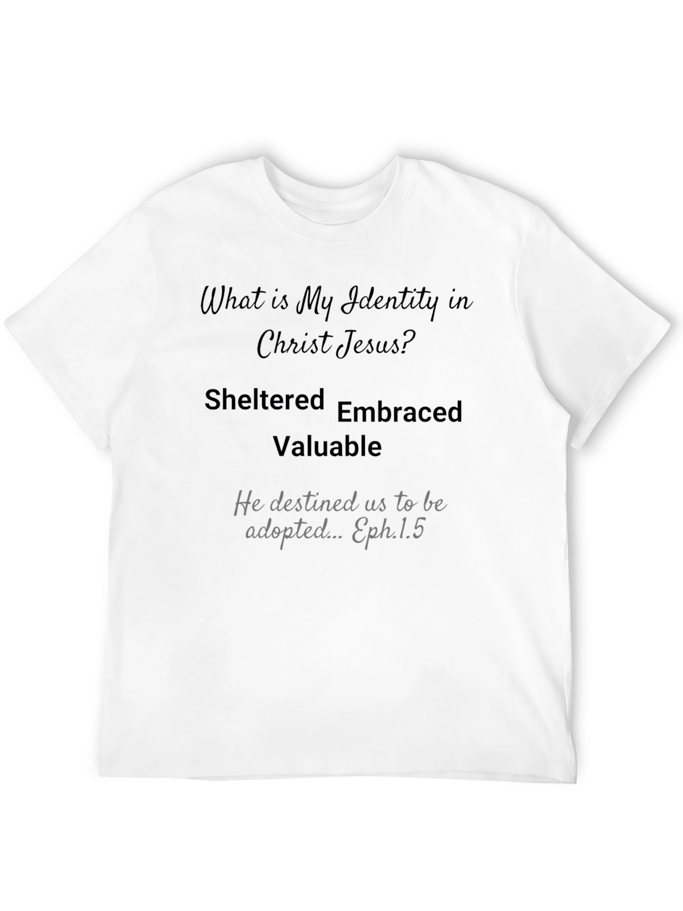 Faith-Based Tee: Identity in Christ