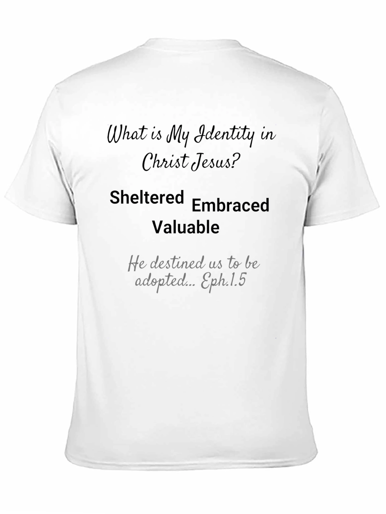 Faith-Based Tee: Identity in Christ