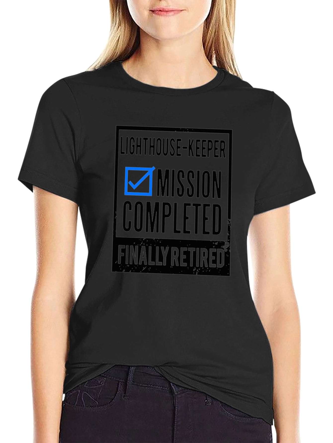 Lighthouse Keeper Retired T-Shirt
