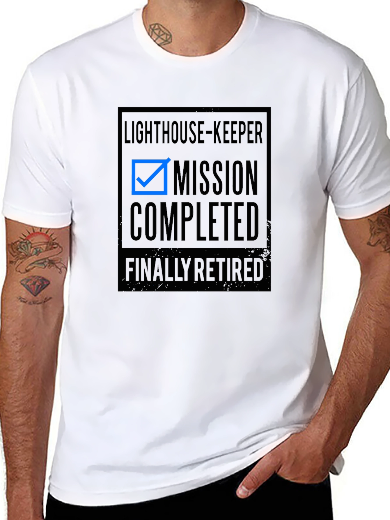 Lighthouse Keeper Retired T-Shirt