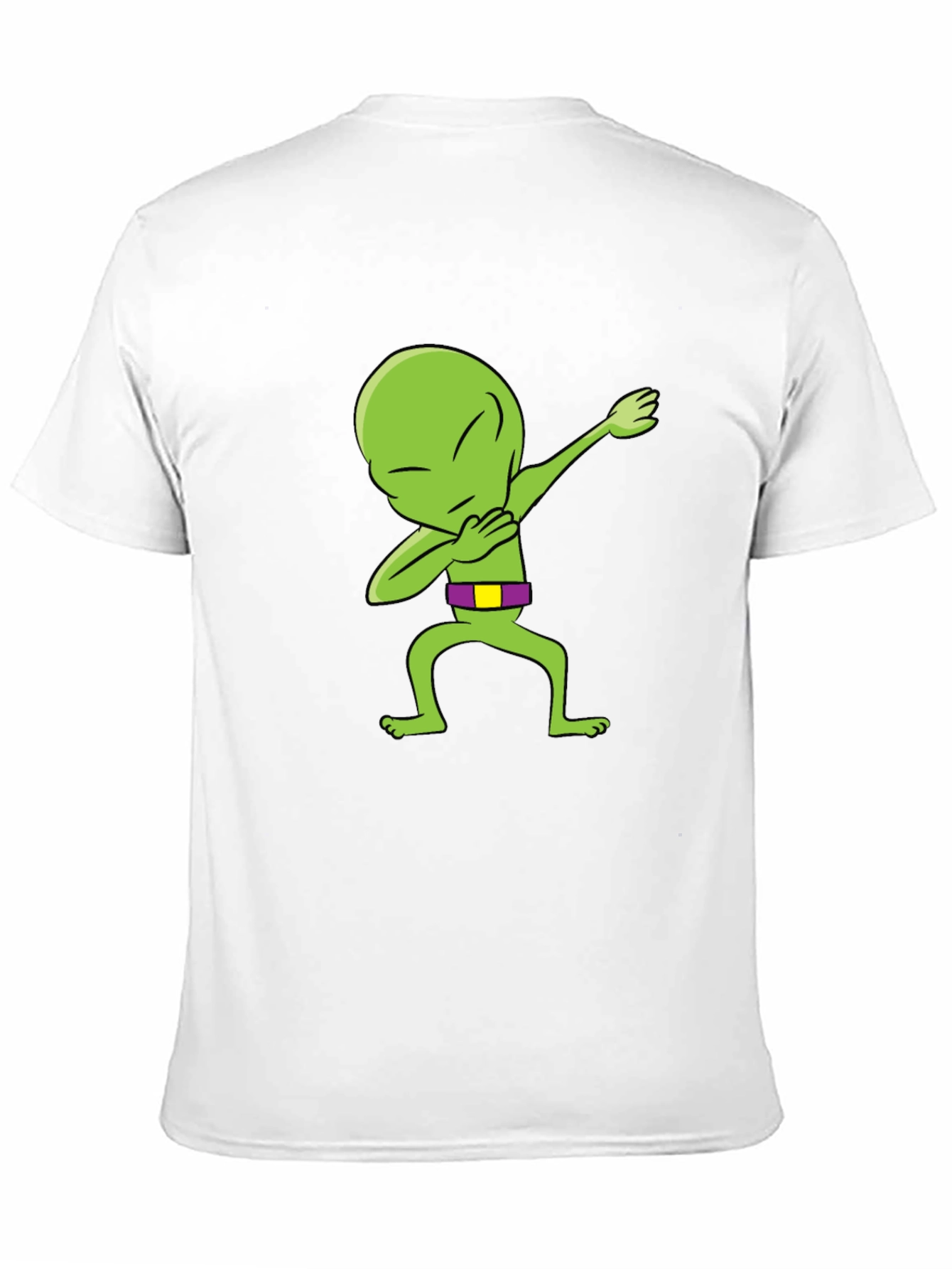 Dabbing Alien Graphic Tee - Mens Black T-Shirt