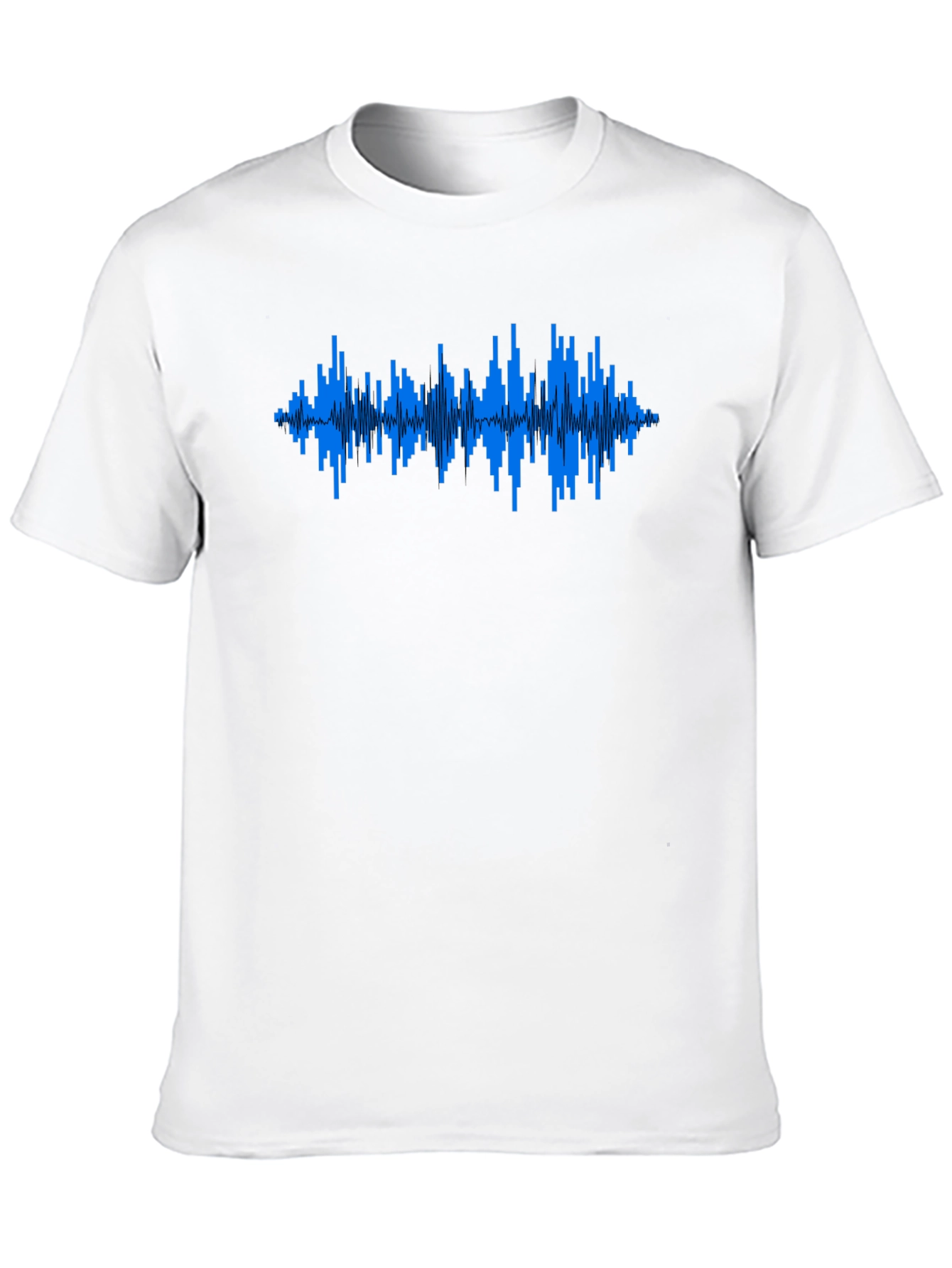 Soundwave Graphic T-Shirt - Black Crew Neck Tee