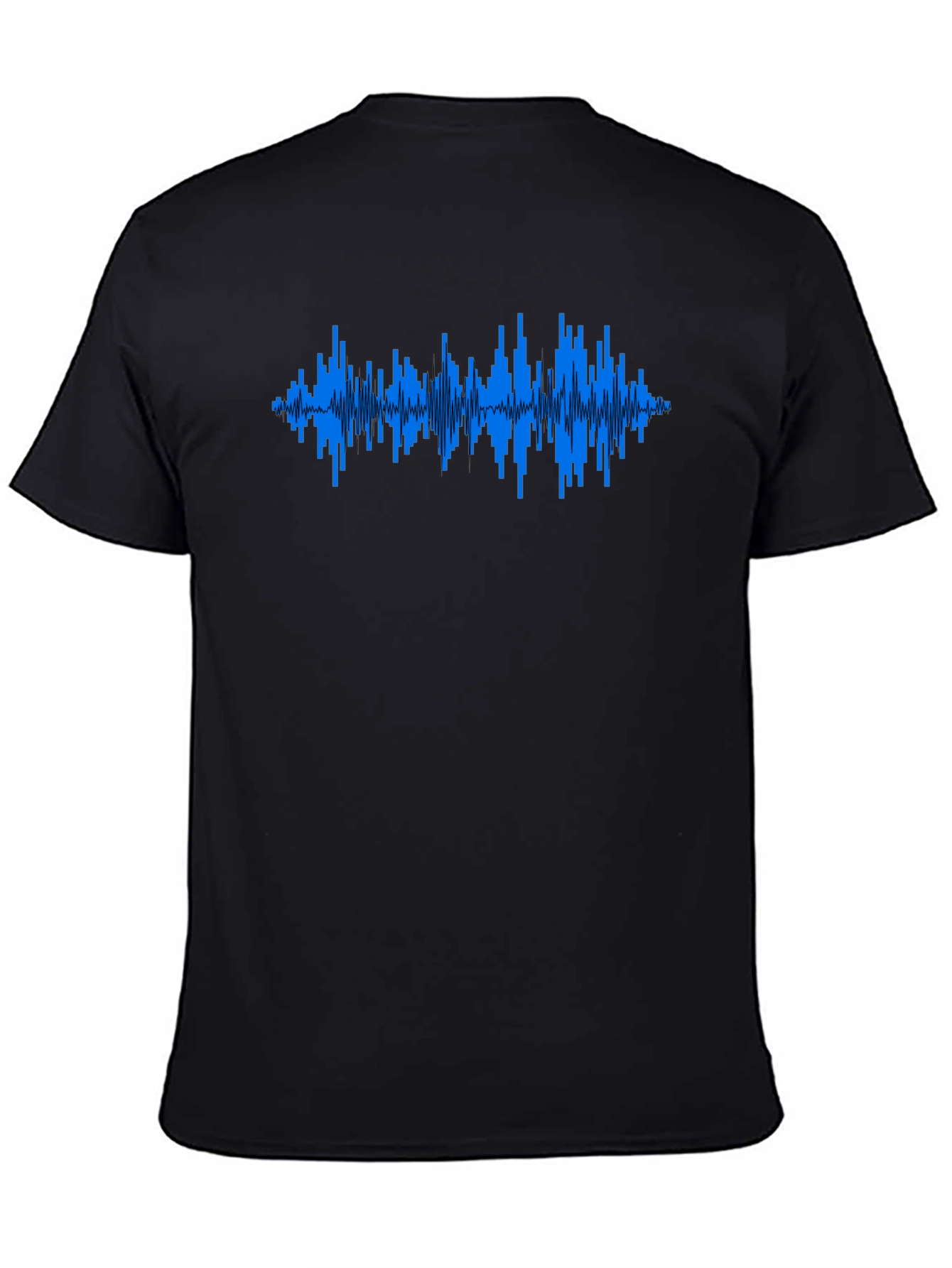 Soundwave Graphic T-Shirt - Black Crew Neck Tee