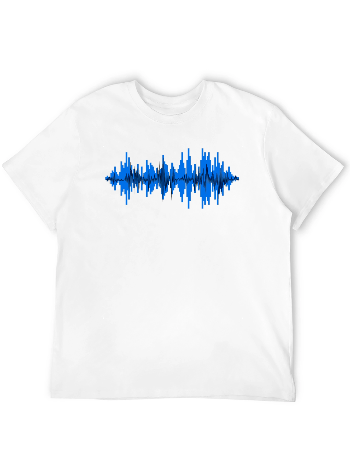 Soundwave Graphic T-Shirt - Black Crew Neck Tee