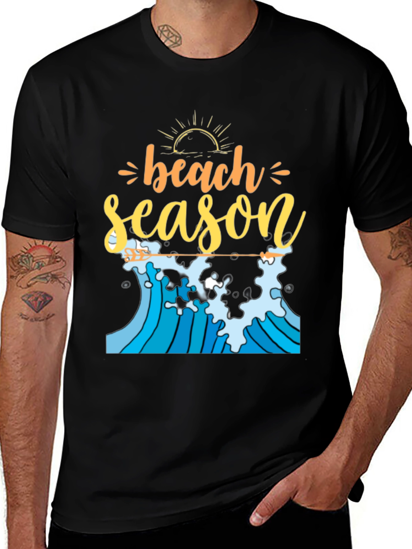 Beach Season T-Shirt - Summer Waves