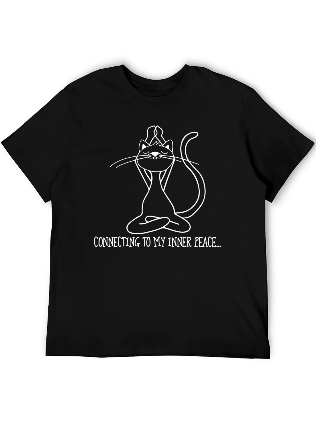Yoga Cat T-Shirt - Connect to Your Inner Peace