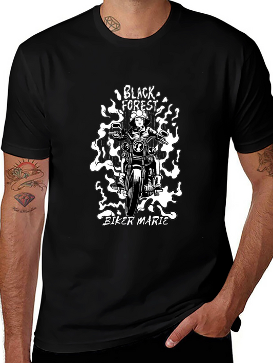 Black Biker Marie T-Shirt