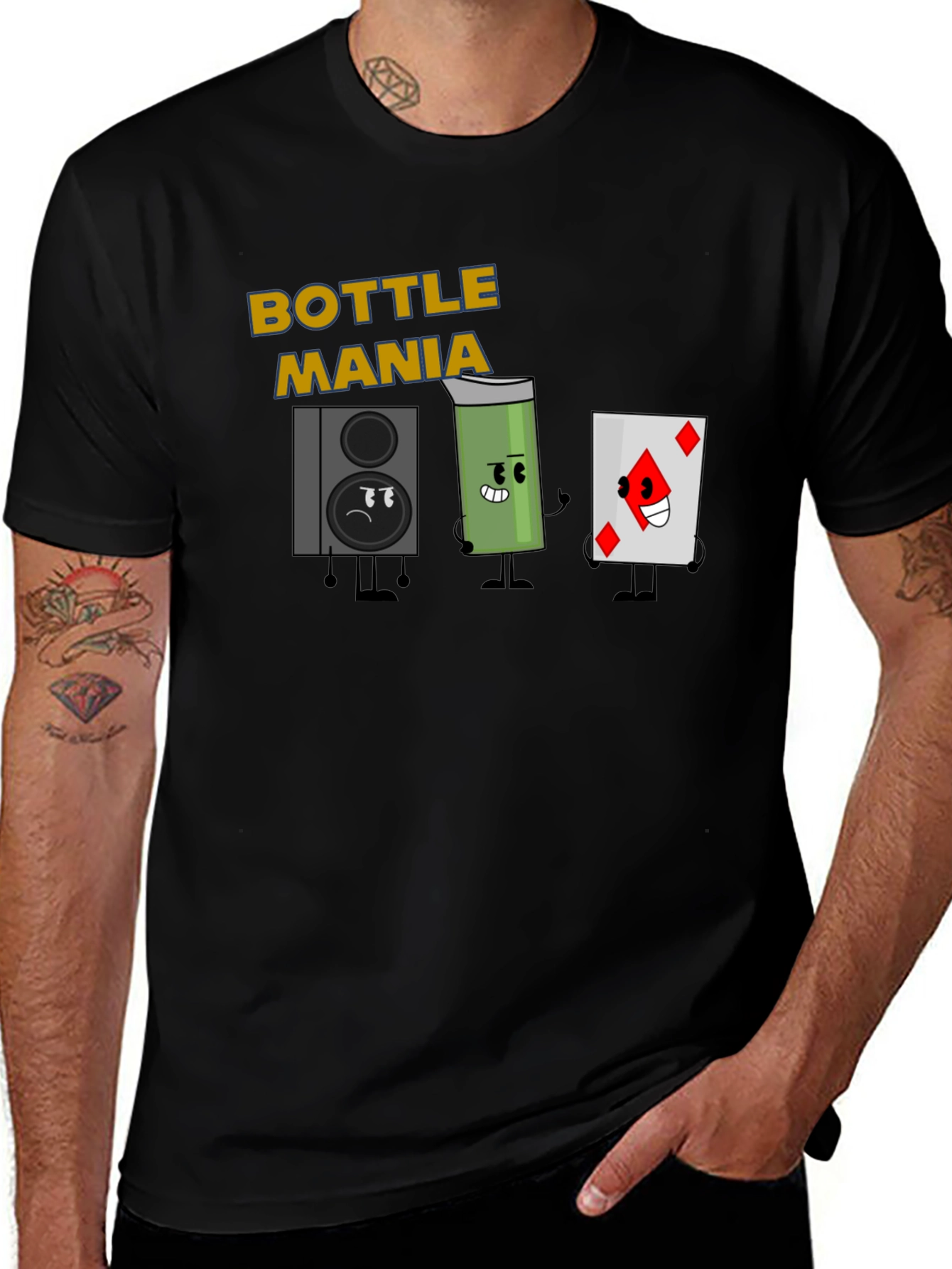 Bottle Mania Black T-Shirt