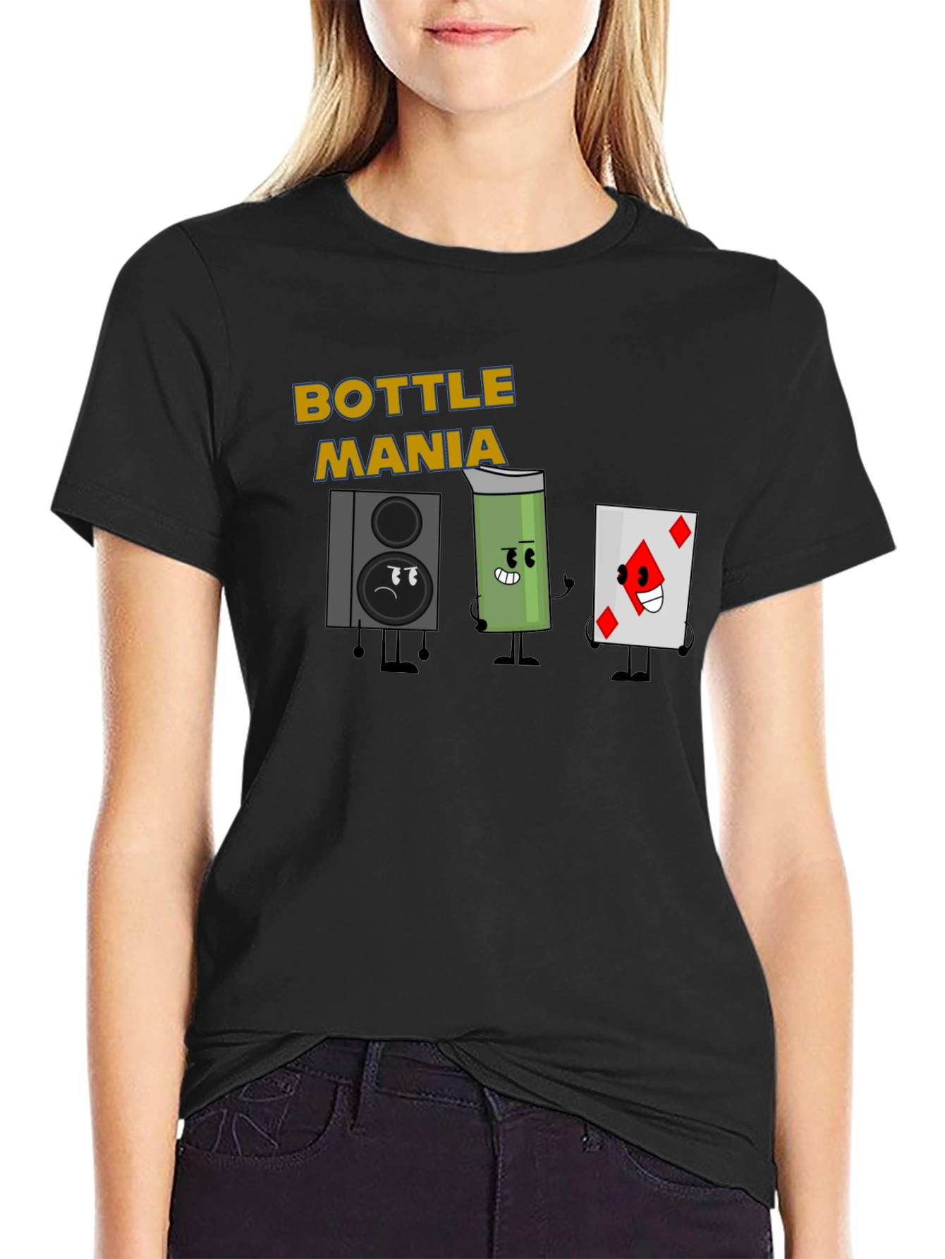 Bottle Mania Black T-Shirt