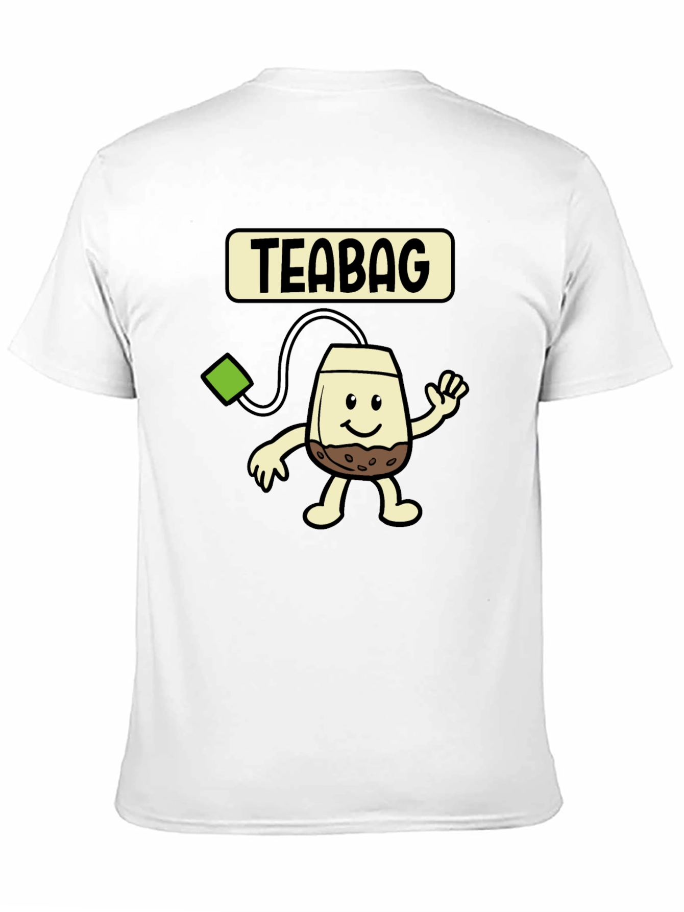 Funny Teabag Cartoon Graphic T-Shirt