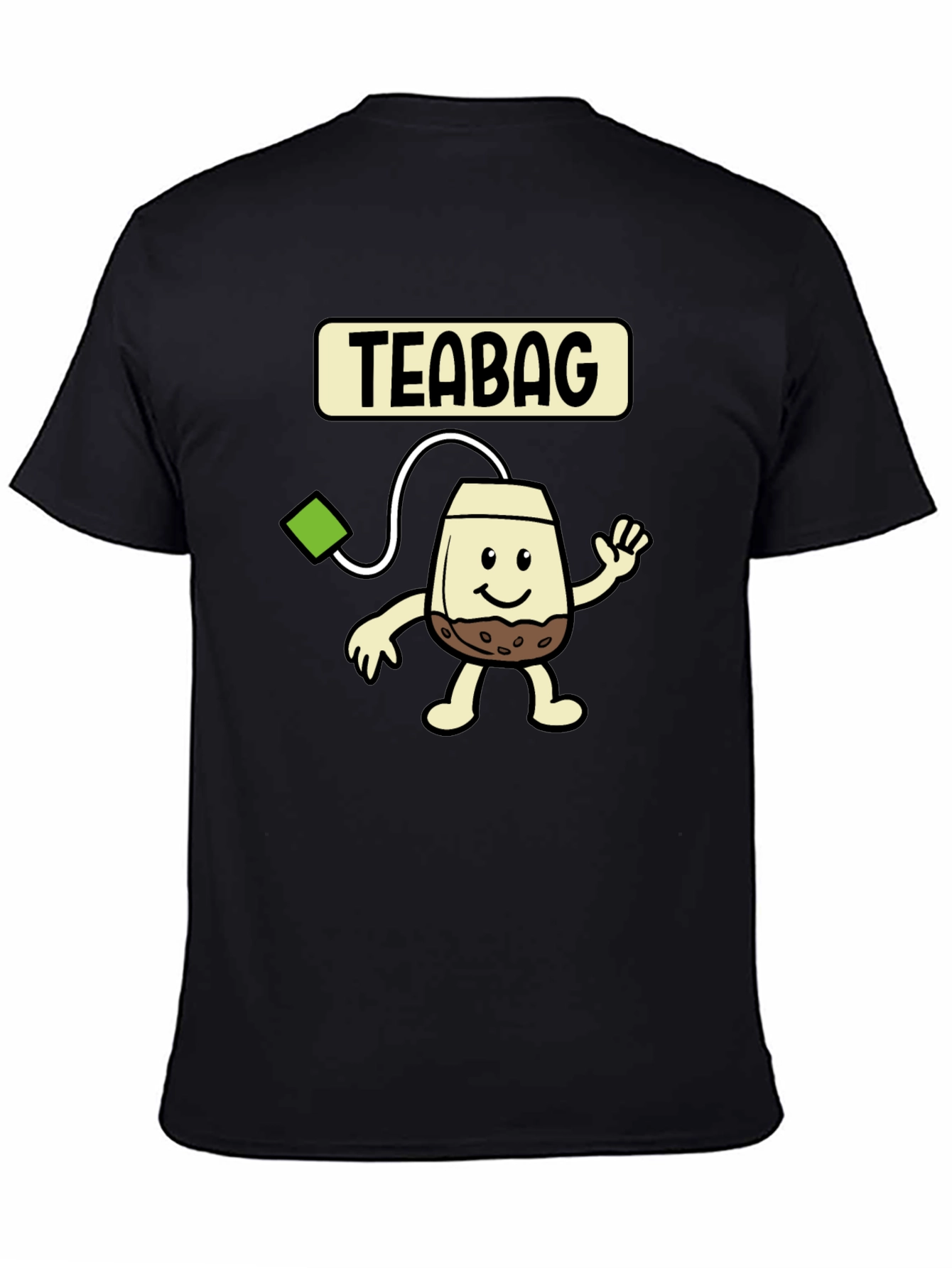 Funny Teabag Cartoon Graphic T-Shirt