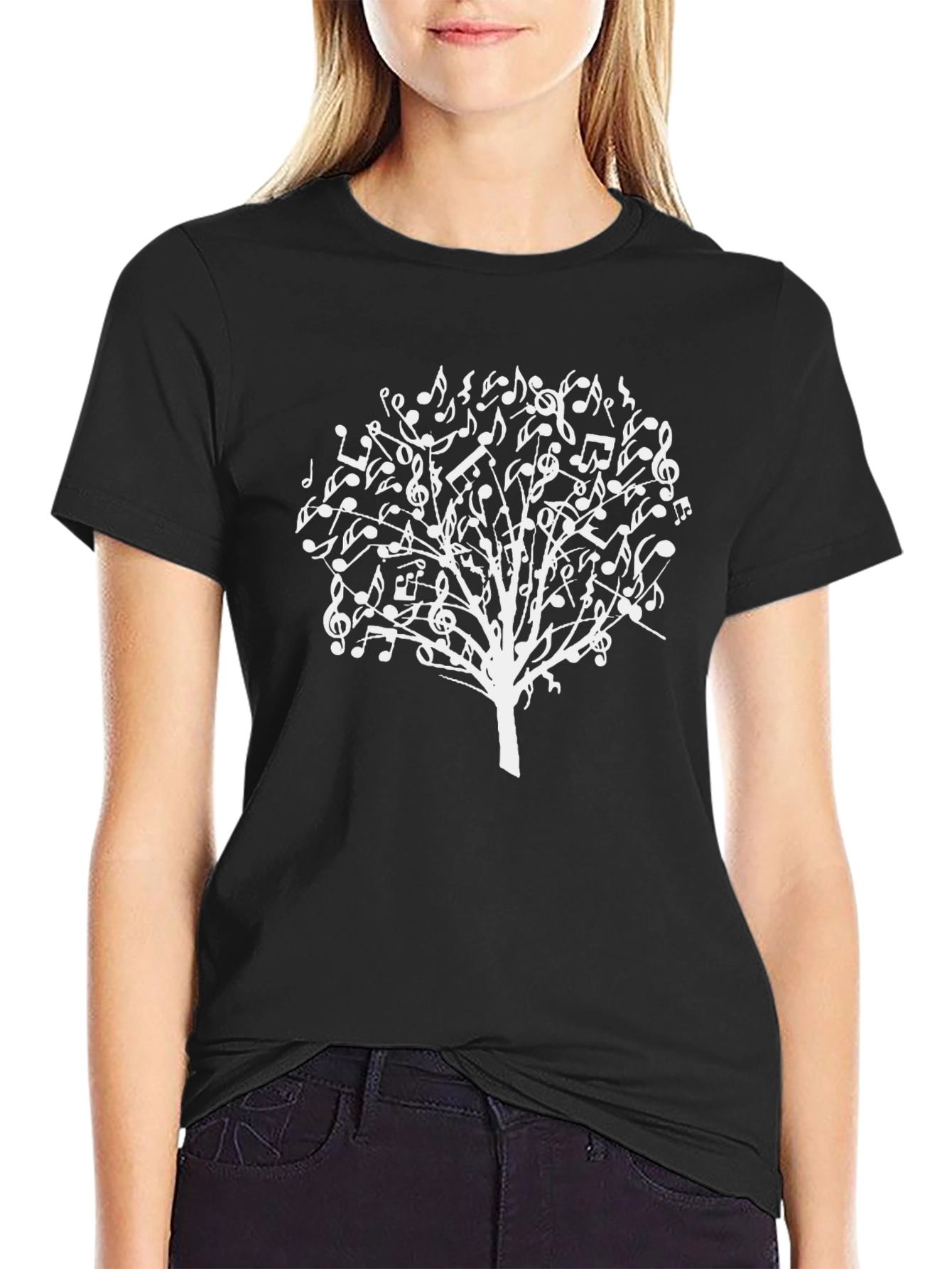 Music Tree Black T-Shirt