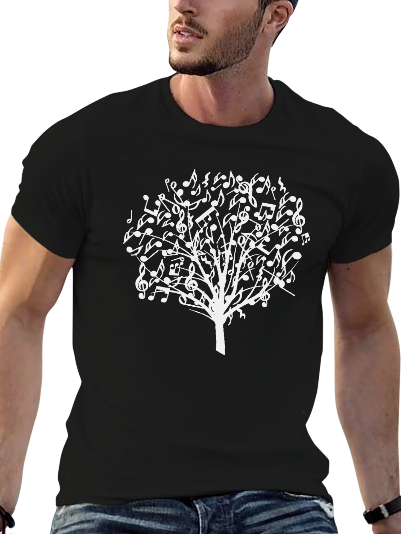 Music Tree Black T-Shirt