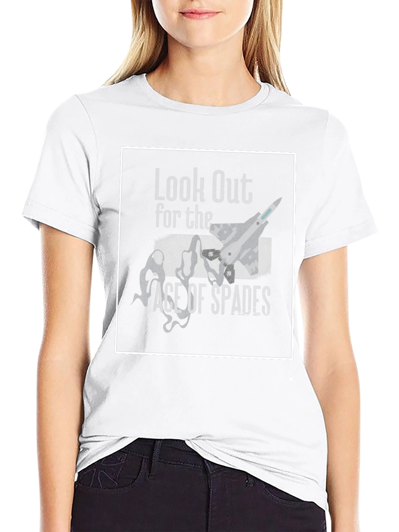 Ace of Spades Graphic Tee - Black