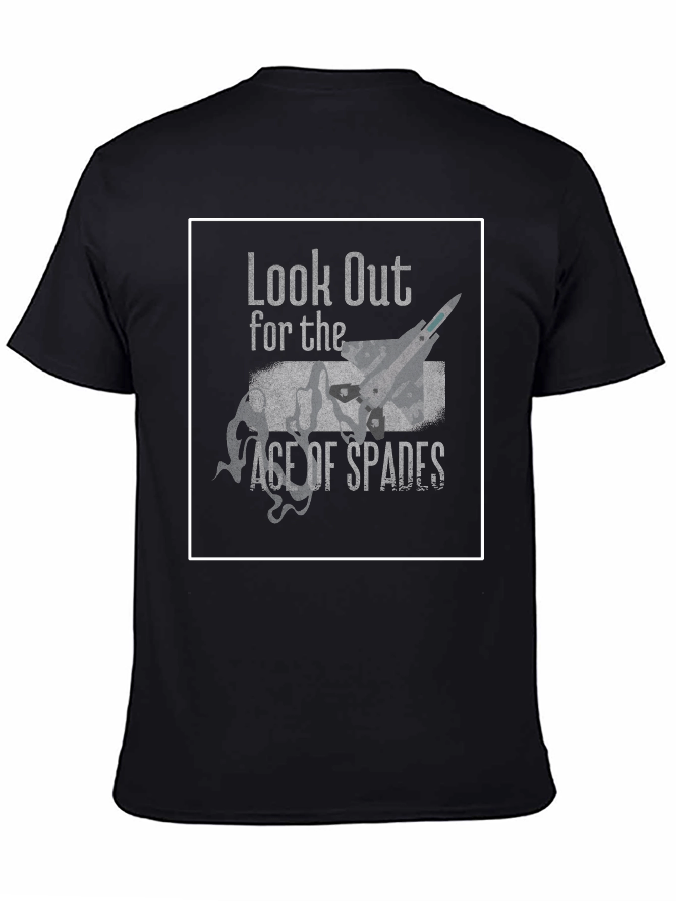Ace of Spades Graphic Tee - Black