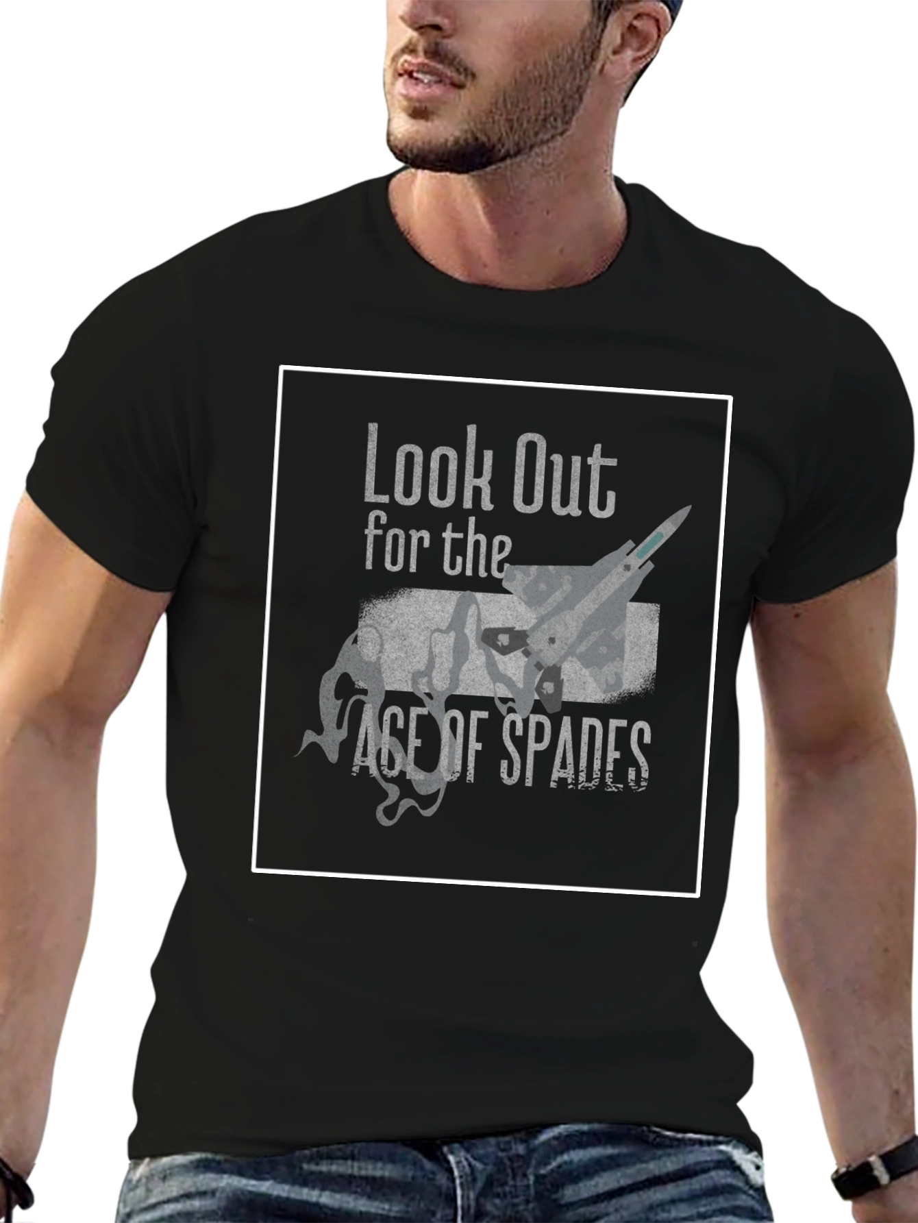 Ace of Spades Graphic Tee - Black