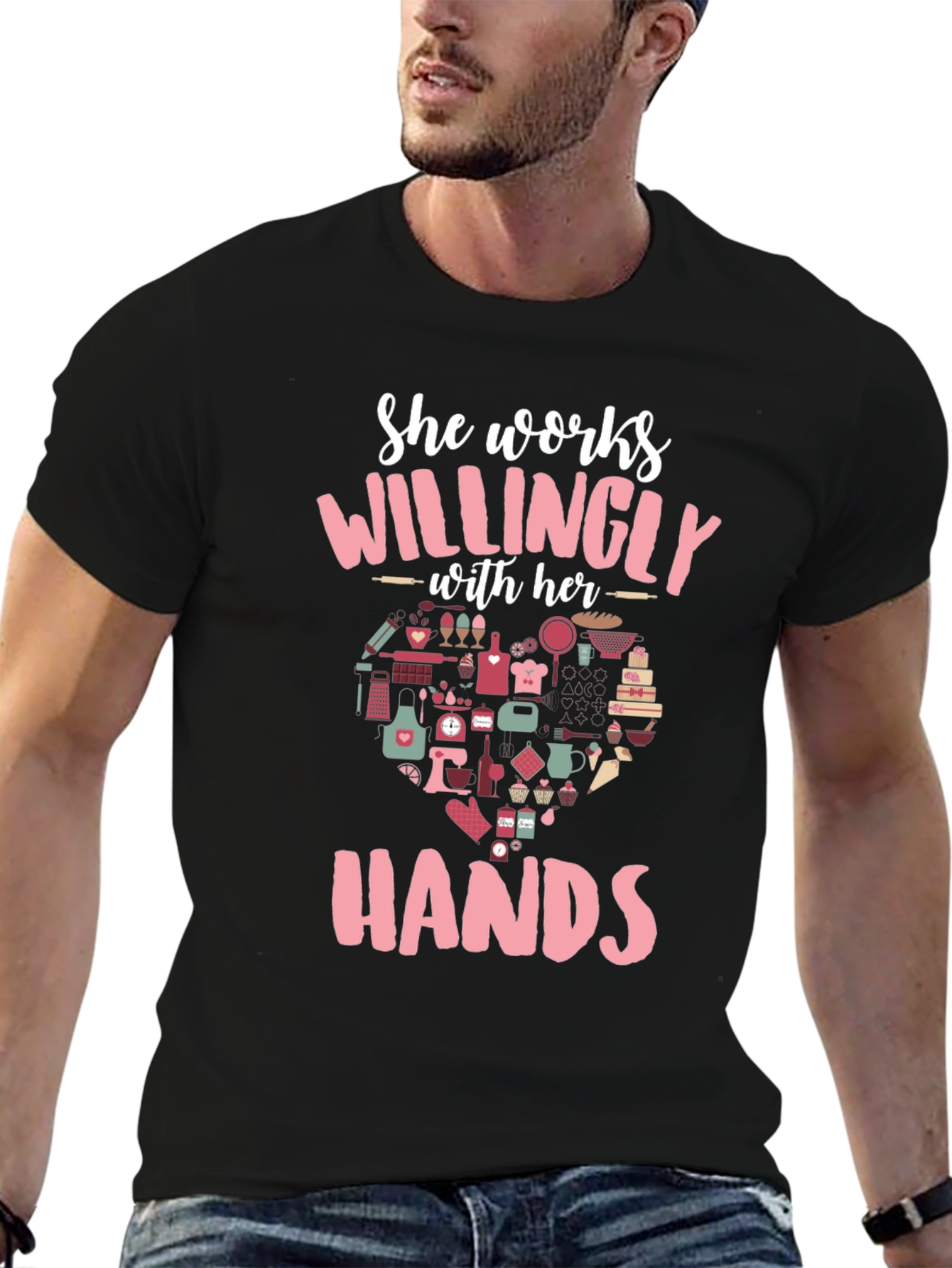 She Works Willingly with Her Hands T-Shirt