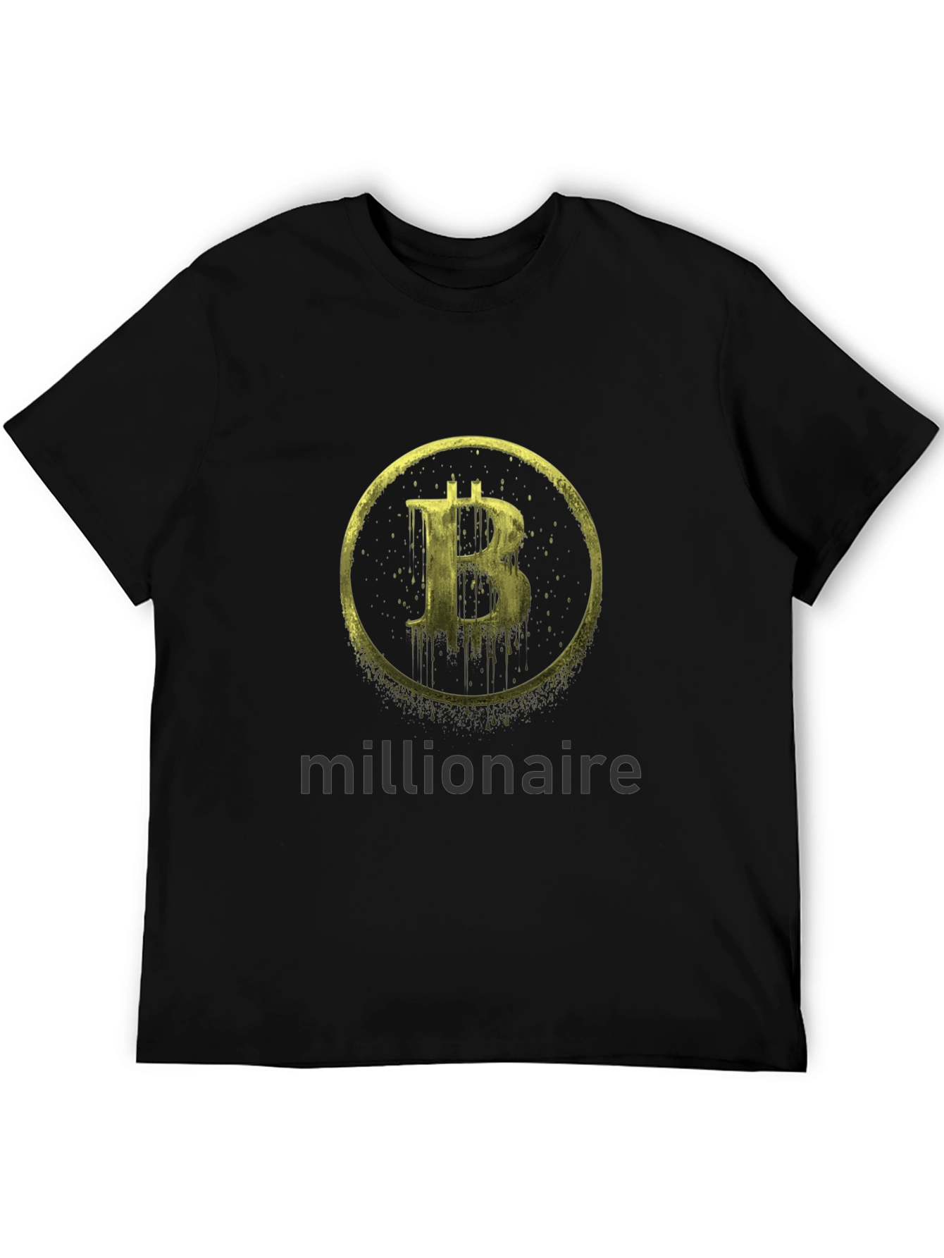 Bitcoin Millionaire Graphic Tee - Black