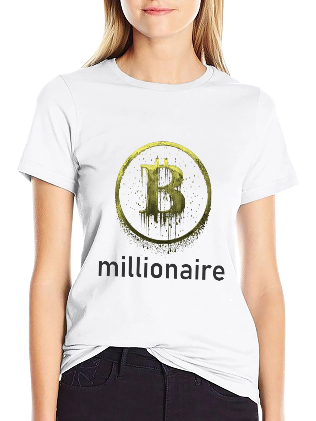 Bitcoin Millionaire Graphic Tee - Black