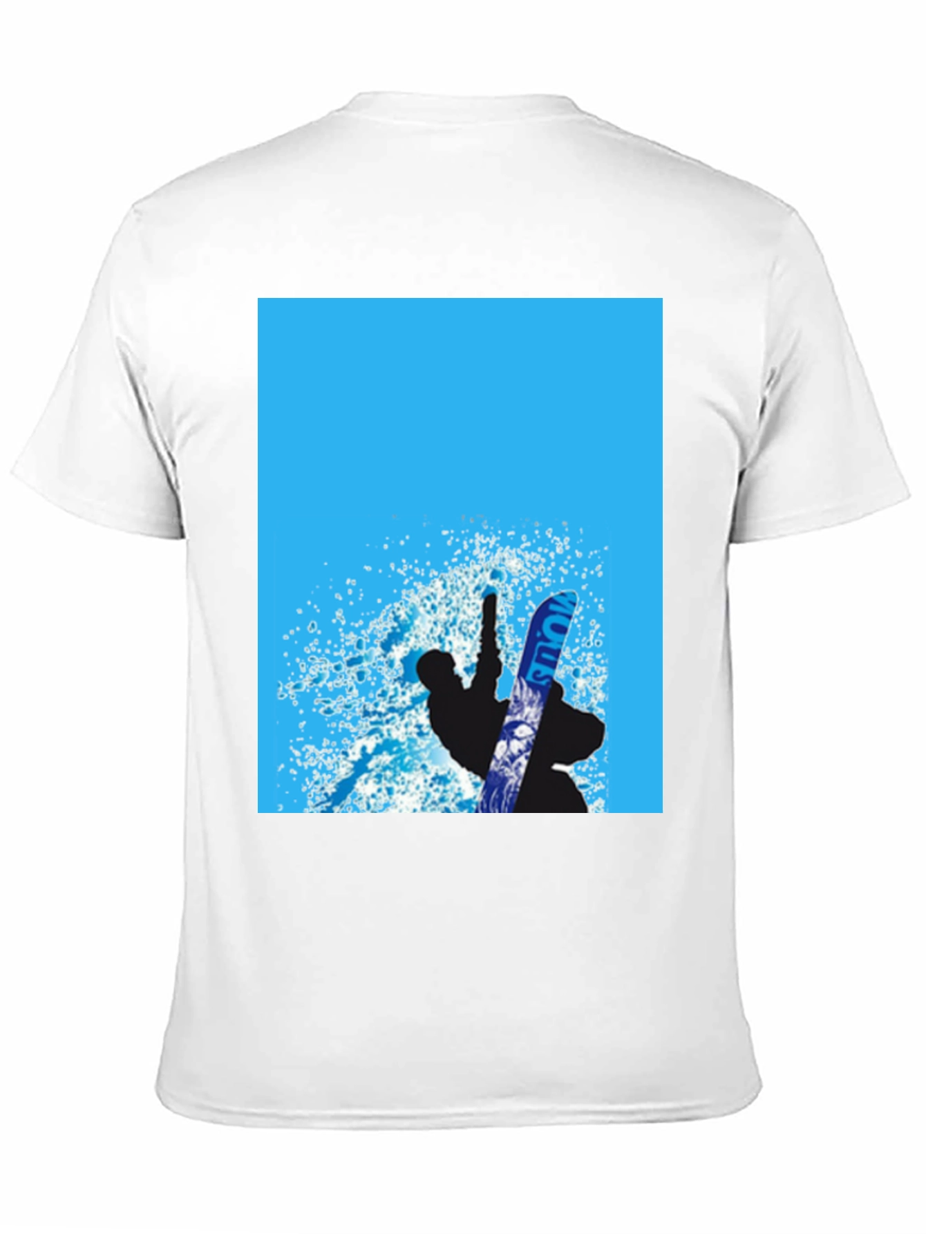 Snowboarding Silhouette Graphic Tee